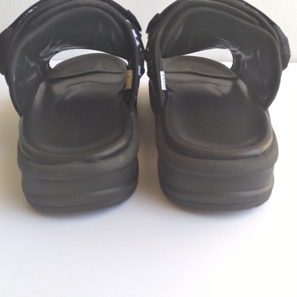 🆕️Seichi Yoroi Luxury Street Slide Sandals Paisley BlackWhite Men's 10- Ru… - Picture 11 of 11